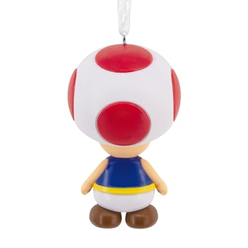 Hallmark - Adornos de Navidad para Nintendo Super Mario Toad, Regalos para Jugadores