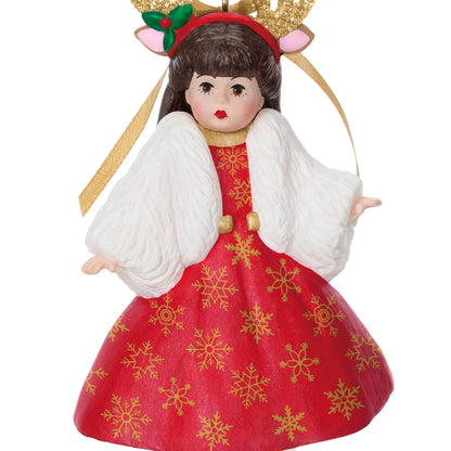 Hallmark - Adorno navideño de Recuerdo 2025, Madame Alexander Deer Santa, Regalos para Ella