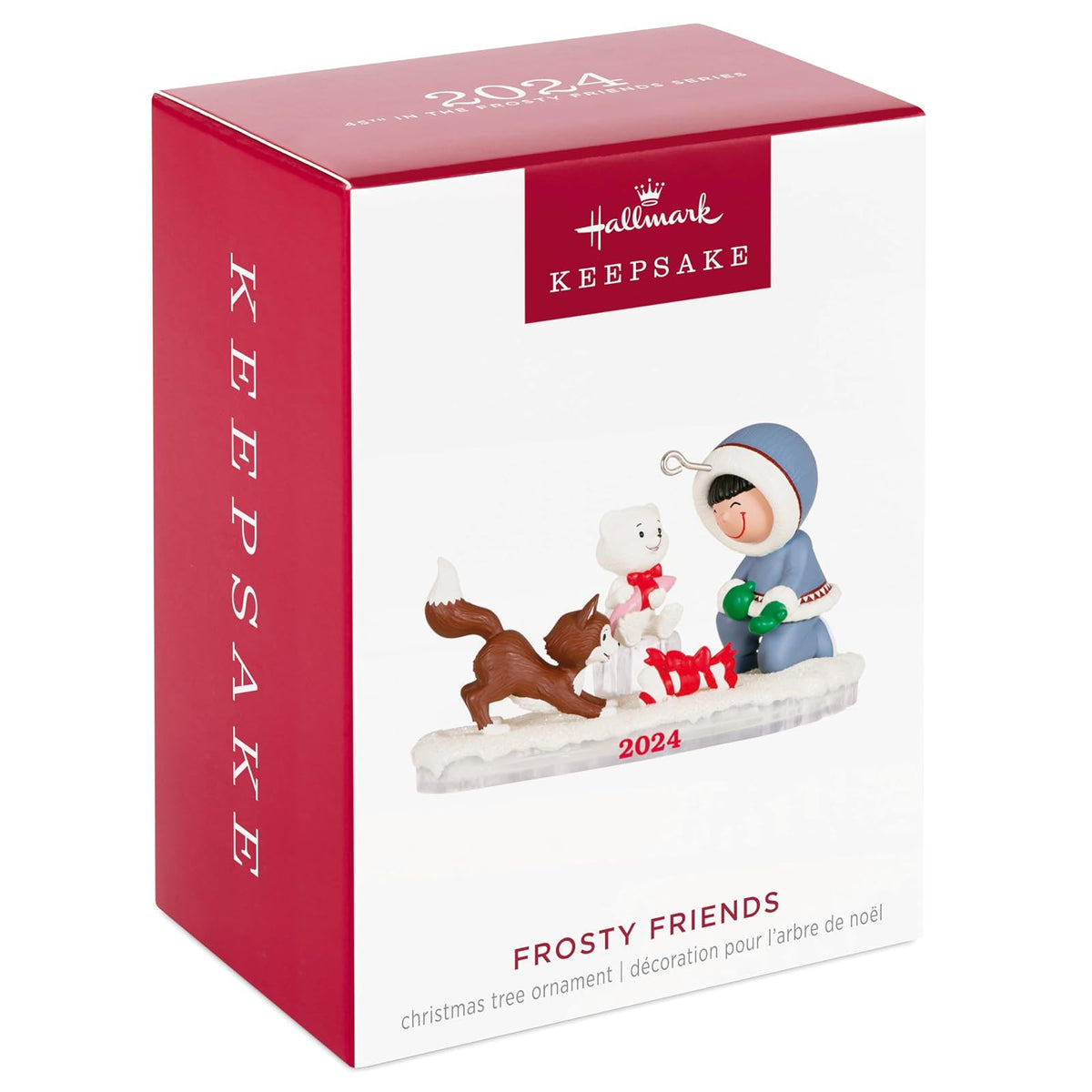 Hallmark - Adorno navideño de Recuerdo 2024, Frosty Friends 2024, Regalos para coleccionistas de muñeco de Nieve