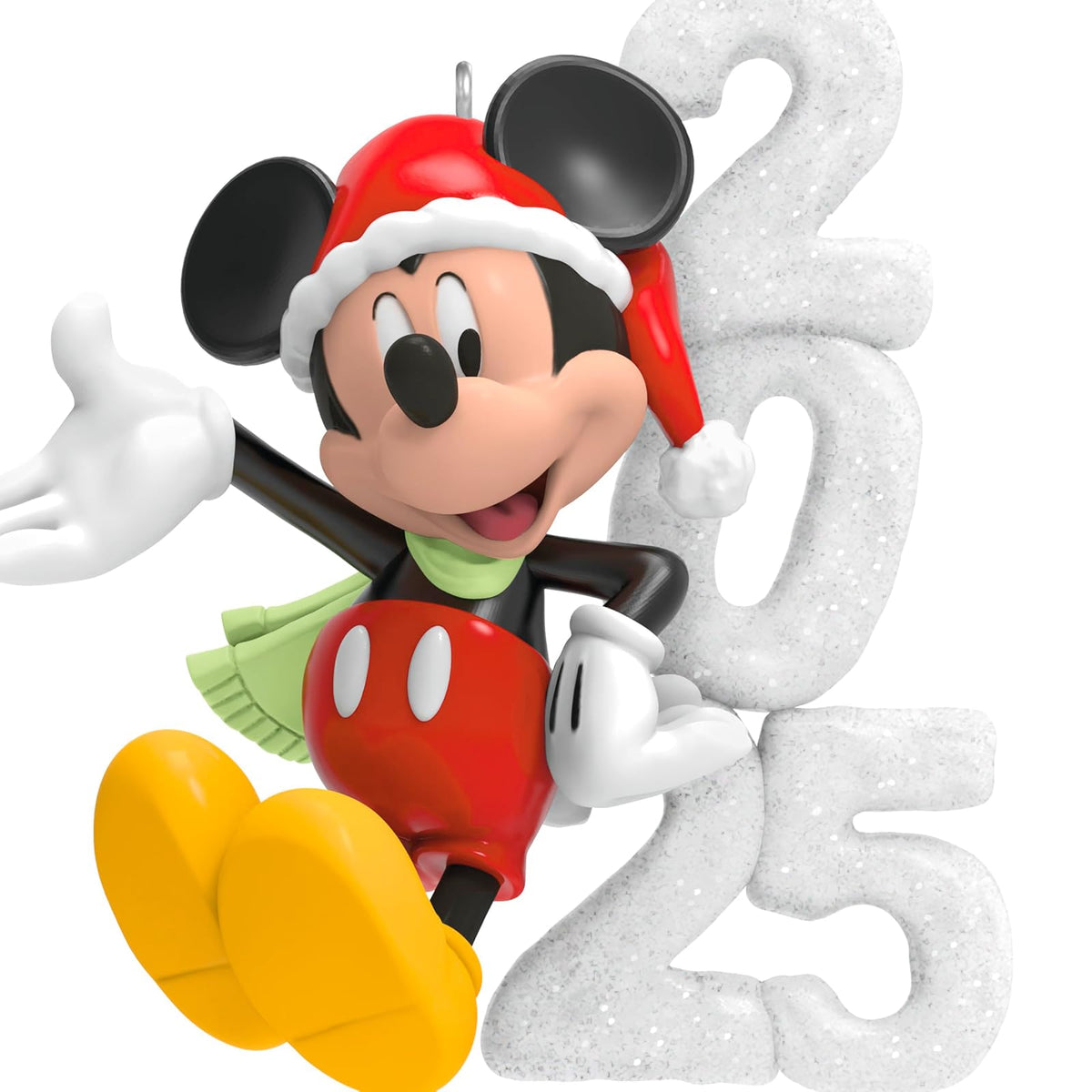 Hallmark - Adorno navideño de Recuerdo 2025, Disney Mickey Mouse A Year of Disney Magic