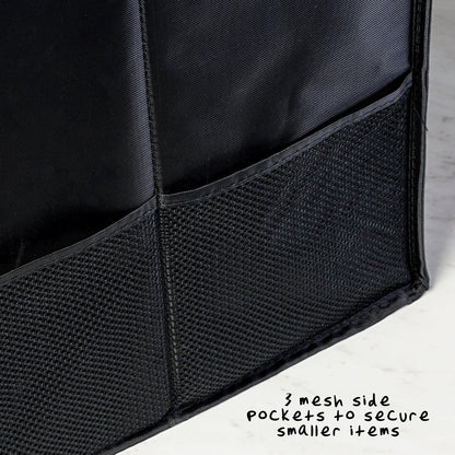 Honey-Can-Do organizador plegable para maletero de automóvil, color negro