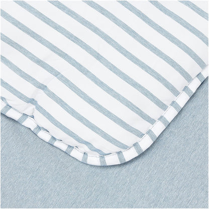 Linenspa Edredón Reversible de plumón Alternativo, hipoalergénico, Relleno de Microfibra, Lavable a máquina, para usarse como Funda nórdica o Solo edredón, Cloudy Sky, Matrimonial