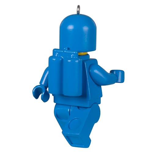 Hallmark - Astronauta LEGO Minifigure, Adorno de Navidad, Regalo de Pasatiempos