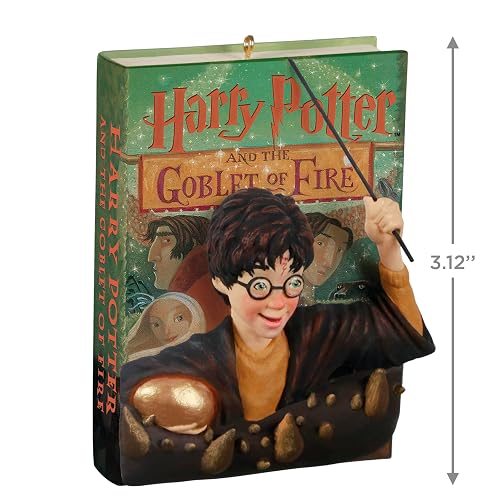Hallmark - Adornos de Navidad de Recuerdo de Harry Potter y el cáliz del Fuego, Regalos para los Fans de Harry Potter