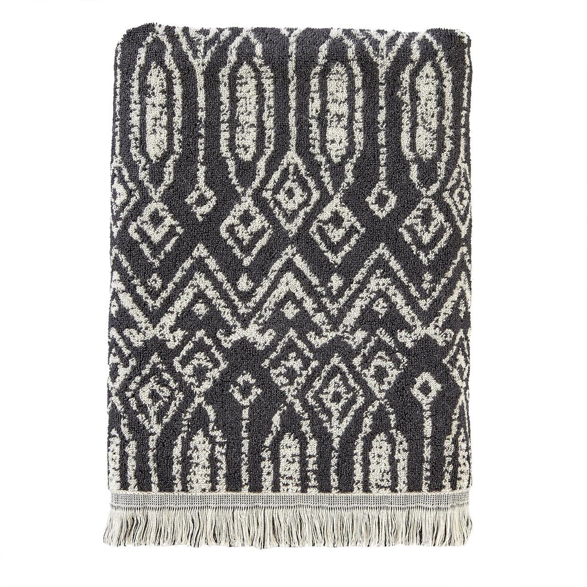 SKL Home Nador - Toalla de baño Jacquard Color Negro