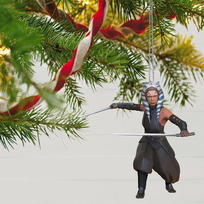 Hallmark - Adorno navideño de Recuerdo 2023, Star Wars: Ahsoka Ahsoka Tano, Regalos para fanáticos de Star Wars,