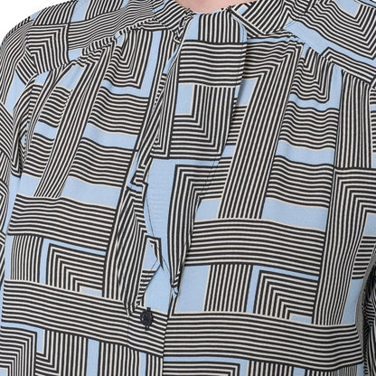 Karl Lagerfeld - Blusa de Manga Larga para Mujer