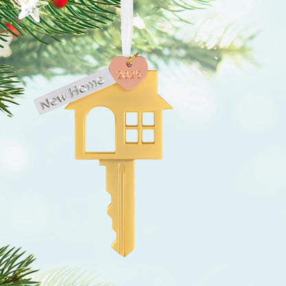 Hallmark - Adorno de Navidad 2025, New Home 2025, Metal, Regalos de inauguración de la casa