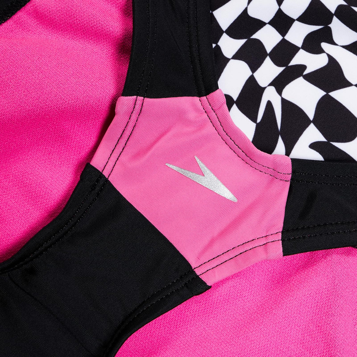 Speedo - Traje de baño de una Pieza con Correa Gruesa para niña, Estampado