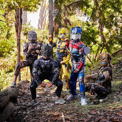 Disfraz de Optimus Prime Muscle Disfraz oficial de Transformers Rise of the Beasts, talla M (7-8)