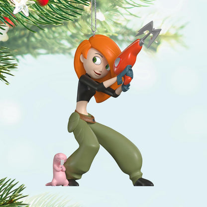 Hallmark - Adorno navideño de Recuerdo 2025, Disney Kim Possible y Rufus, Regalos para Fans de Disney