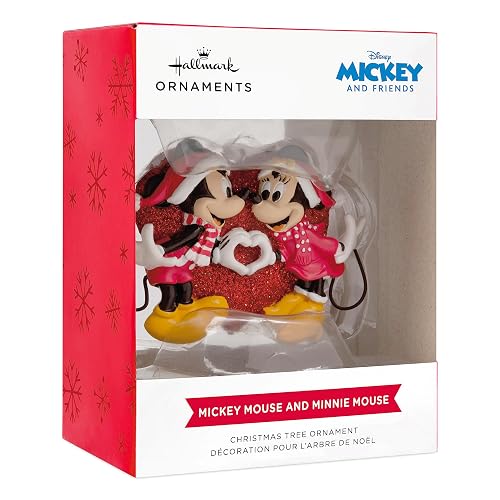 Hallmark - Adorno navideño de Disney Mickey y Minnie Love
