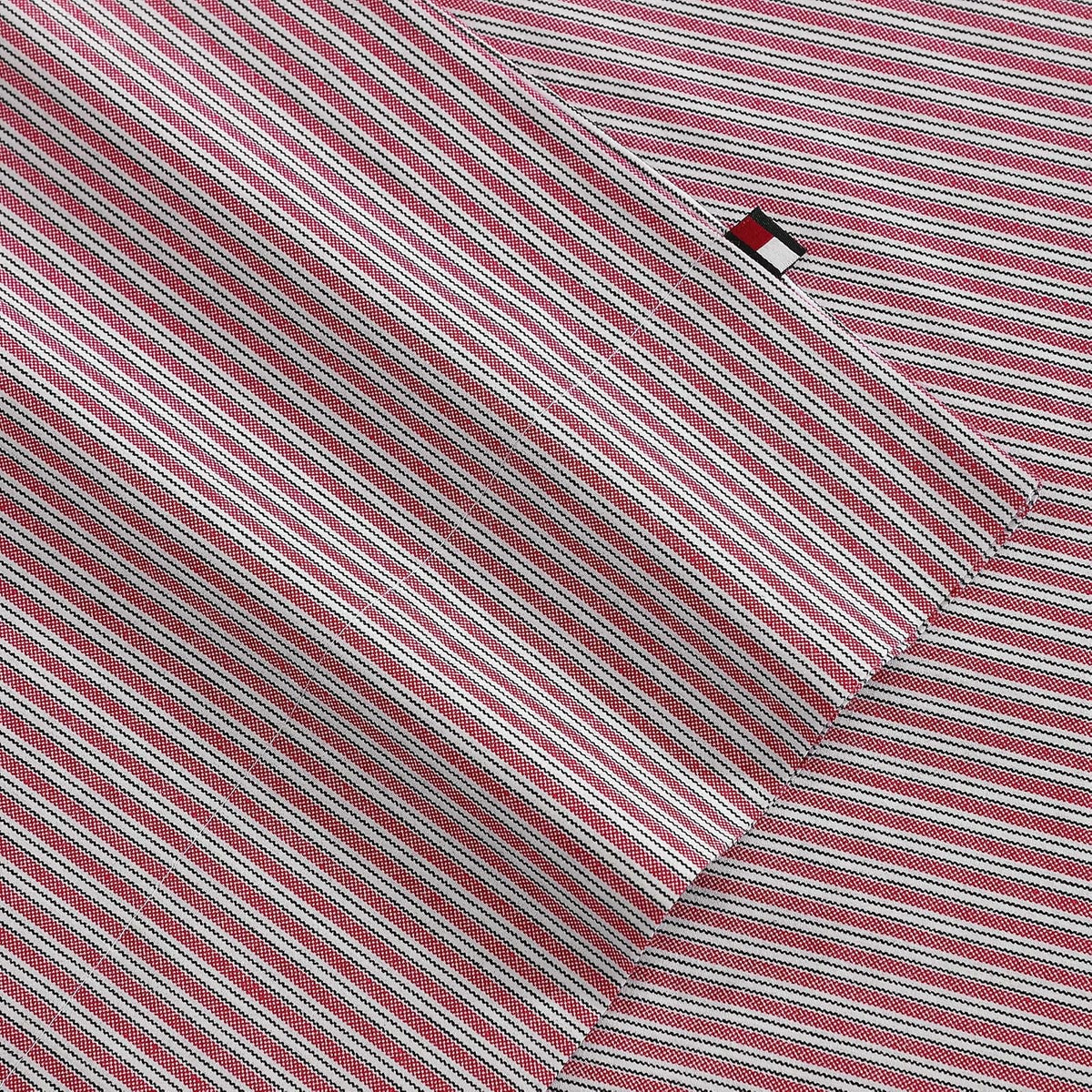 Tommy Hilfiger - Juego de sábanas Individuales con sábana Bajera y Fundas | 100% percal de algodón, sábana bajera de bolsillo profundo, tamaño individual, sábana encimera y fundas de almohada incluidas