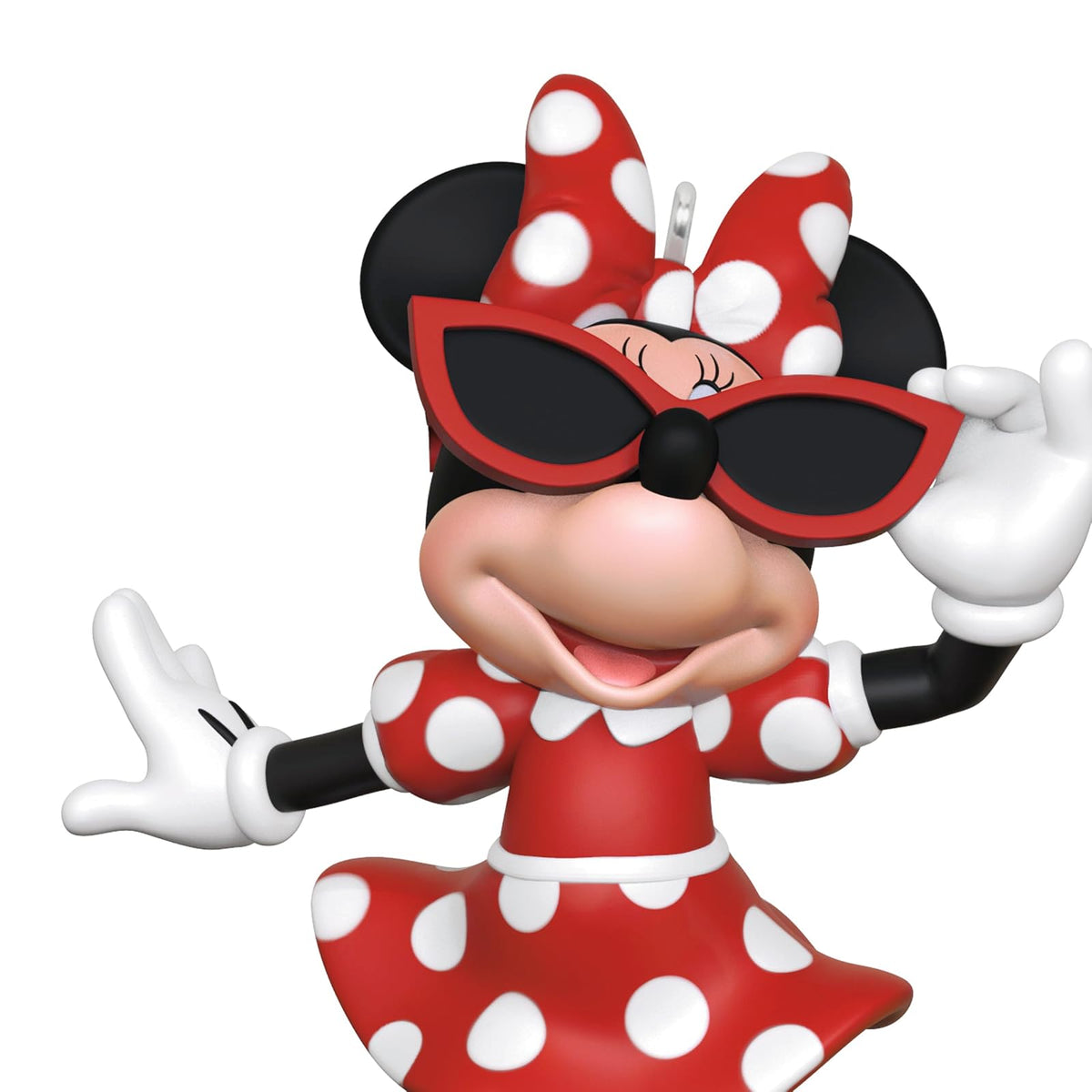 Hallmark - Adorno navideño de Recuerdo 2025, Disney Minnie Mouse Sunny Chic, Regalos para Fans de Disney