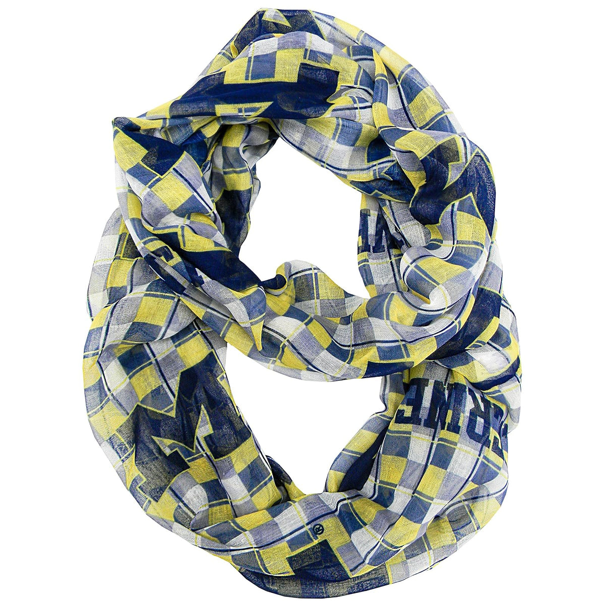 NCAA Infinity Bufanda - A cuadros - Michigan Wolverines