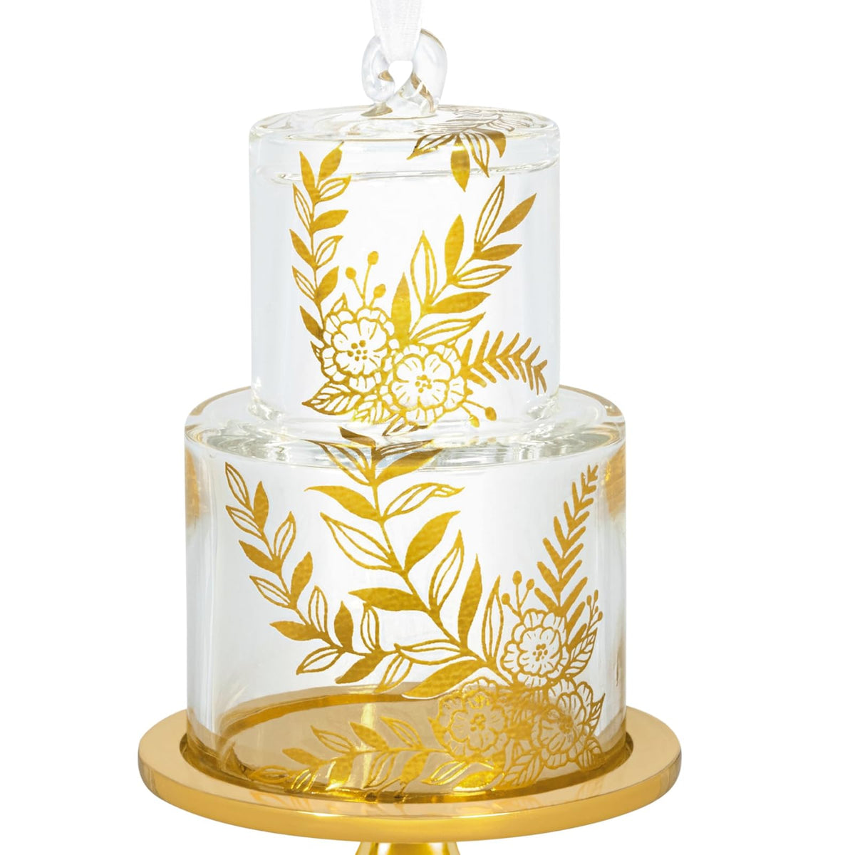 Hallmark - Adorno de Navidad 2025, Nuestro Dulce Comienzo 2025, Vidrio, Regalos de Boda