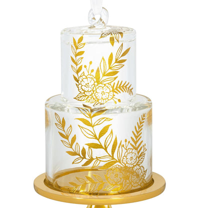 Hallmark - Adorno de Navidad 2025, Nuestro Dulce Comienzo 2025, Vidrio, Regalos de Boda