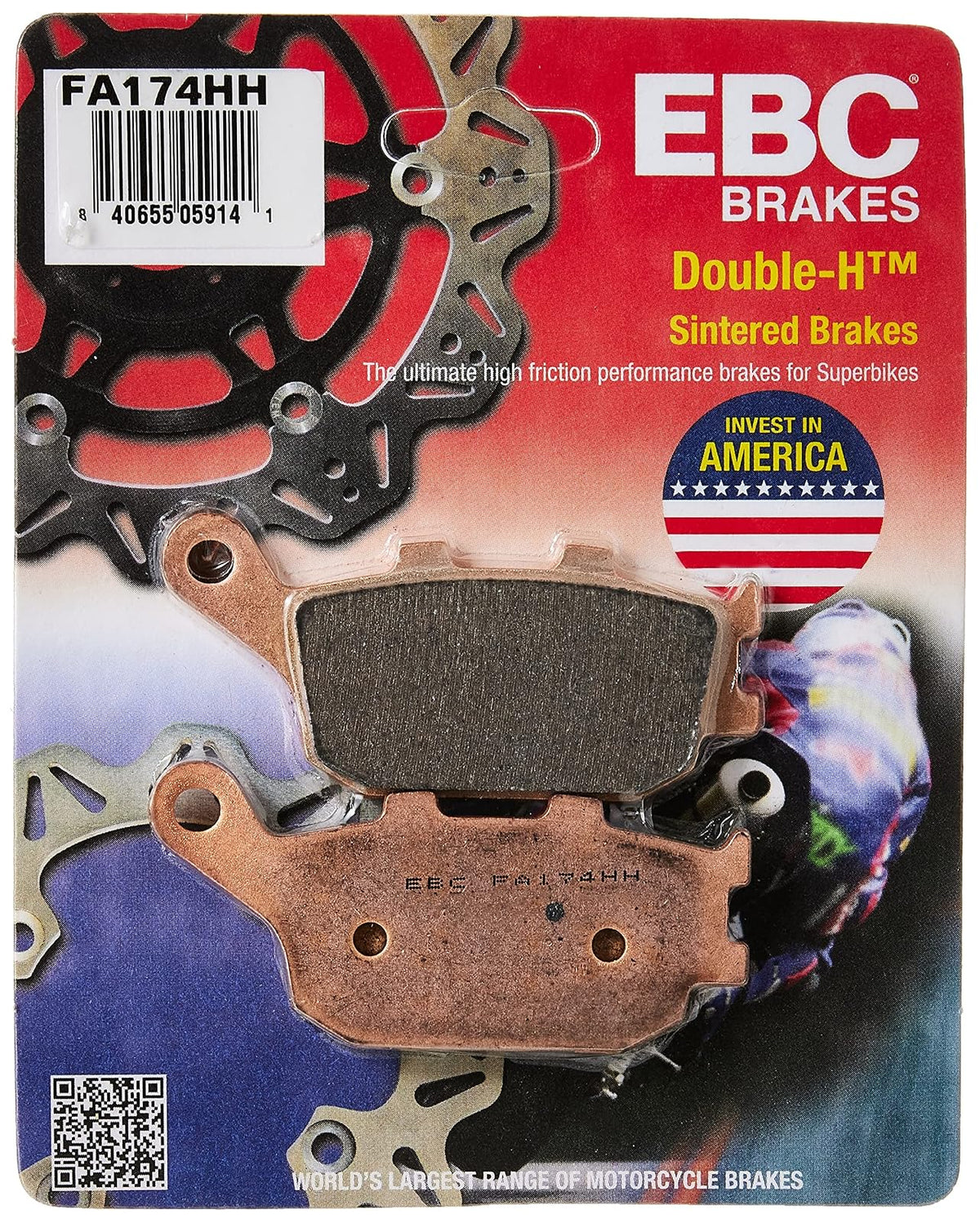 EBC Brakes Juego de Pastillas de Freno FA174HH