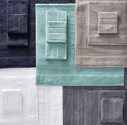 Nautica - Toallas de baño, Resistentes a la decoloración, absorbentes de resaltes, Certificado Oeko-Tex, 6 Piezas