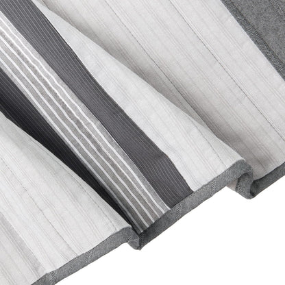 Nautica Colección Vessey | Colcha 100% algodón Reversible y Ligera, prelavada para Mayor Comodidad, fácil Cuidado, Lavable a máquina, King, Gris