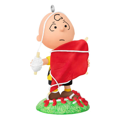 Hallmark - Adorno navideño de Recuerdo 2025, The Peanuts Gang 75 Aniversario Good Grief, Charlie Brown!, Regalos para fanáticos de los Cacahuetes