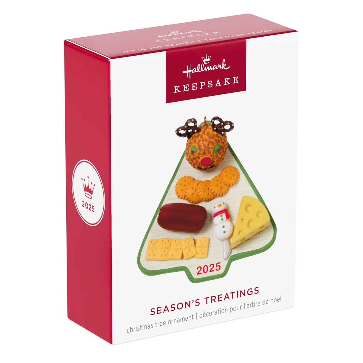 Hallmark - Adorno navideño de Recuerdo 2025, para Regalos de Comida