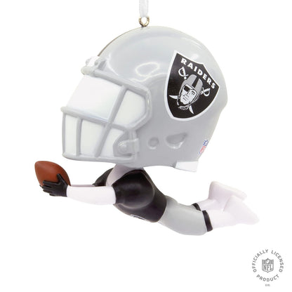 Hallmark NFL - Adorno navideño de Las Vegas Raiders Bouncing Buddy