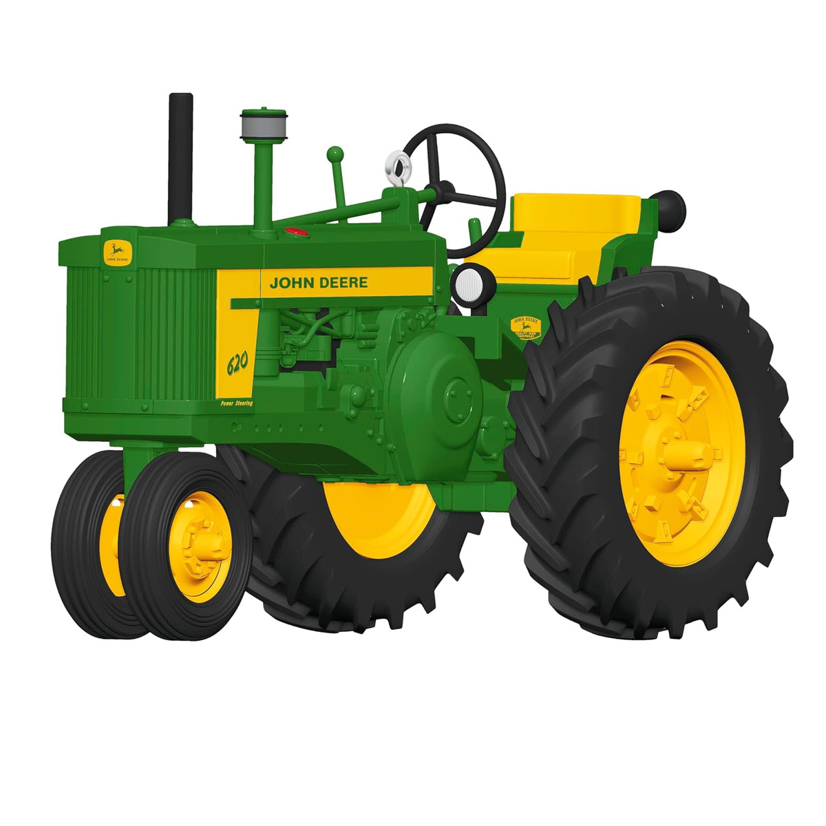 Hallmark - Adorno navideño de Recuerdo 2025, Tractor John Deere 620, Metal, Regalos para él