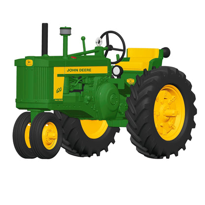 Hallmark - Adorno navideño de Recuerdo 2025, Tractor John Deere 620, Metal, Regalos para él