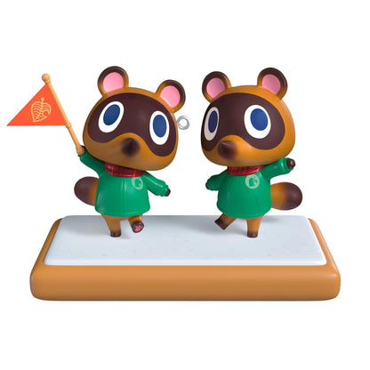 Hallmark - Adorno navideño de Recuerdo 2025, Nintendo Animal Crossing Timmy and Tommy, Regalos para Jugadores