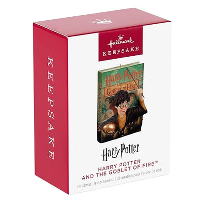 Hallmark - Adornos de Navidad de Recuerdo de Harry Potter y el cáliz del Fuego, Regalos para los Fans de Harry Potter