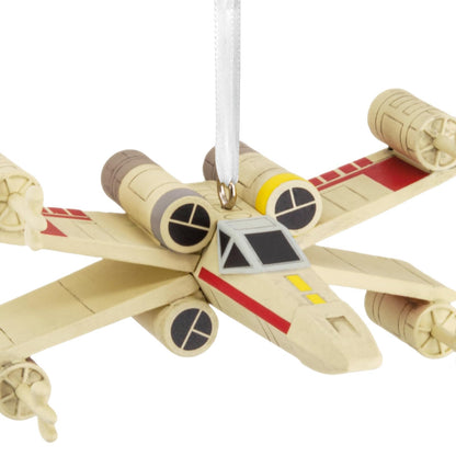 Hallmark Star Wars X-Wing Starfighter - Adorno navideño para Fans de Star Wars