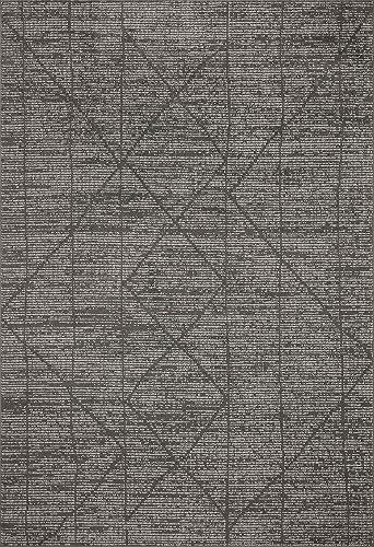 Loloi II Kamala Collection KAM-06 Charcoal/Ivory 2'-3" x 3'-10" Accent Rug