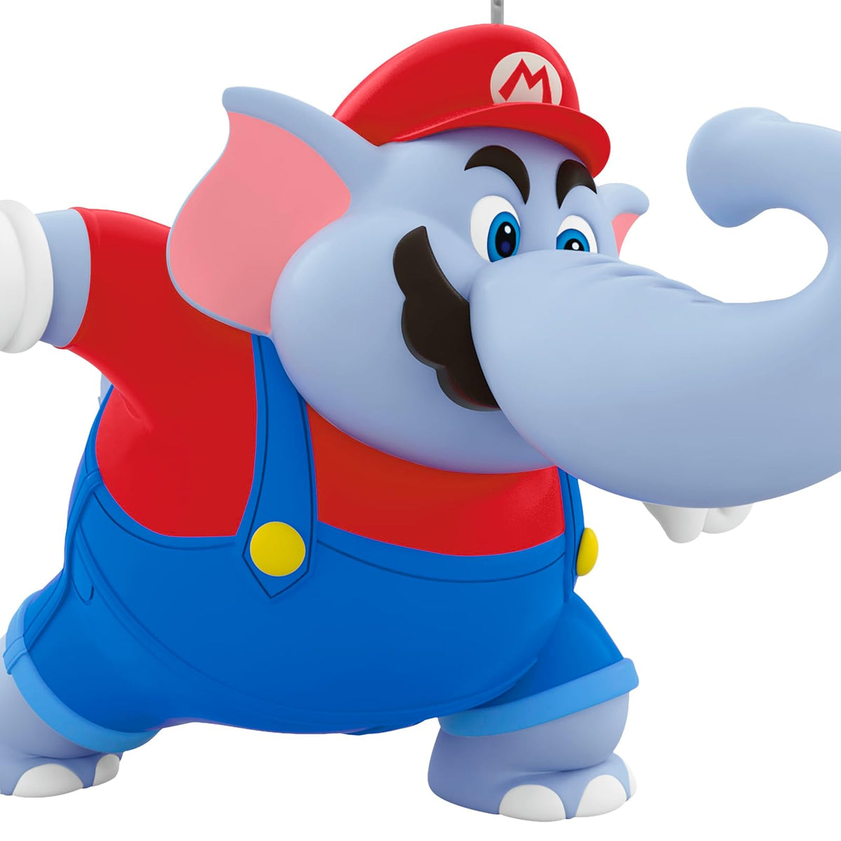 Hallmark - Adorno navideño de Recuerdo 2025, Nintendo Powered Up con Mario Elephant Mario, Regalos para Jugadores