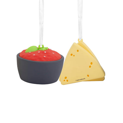 Hallmark Better Together Chips and Salsa - Adornos magnéticos de Navidad, Juego de 2, inastillables