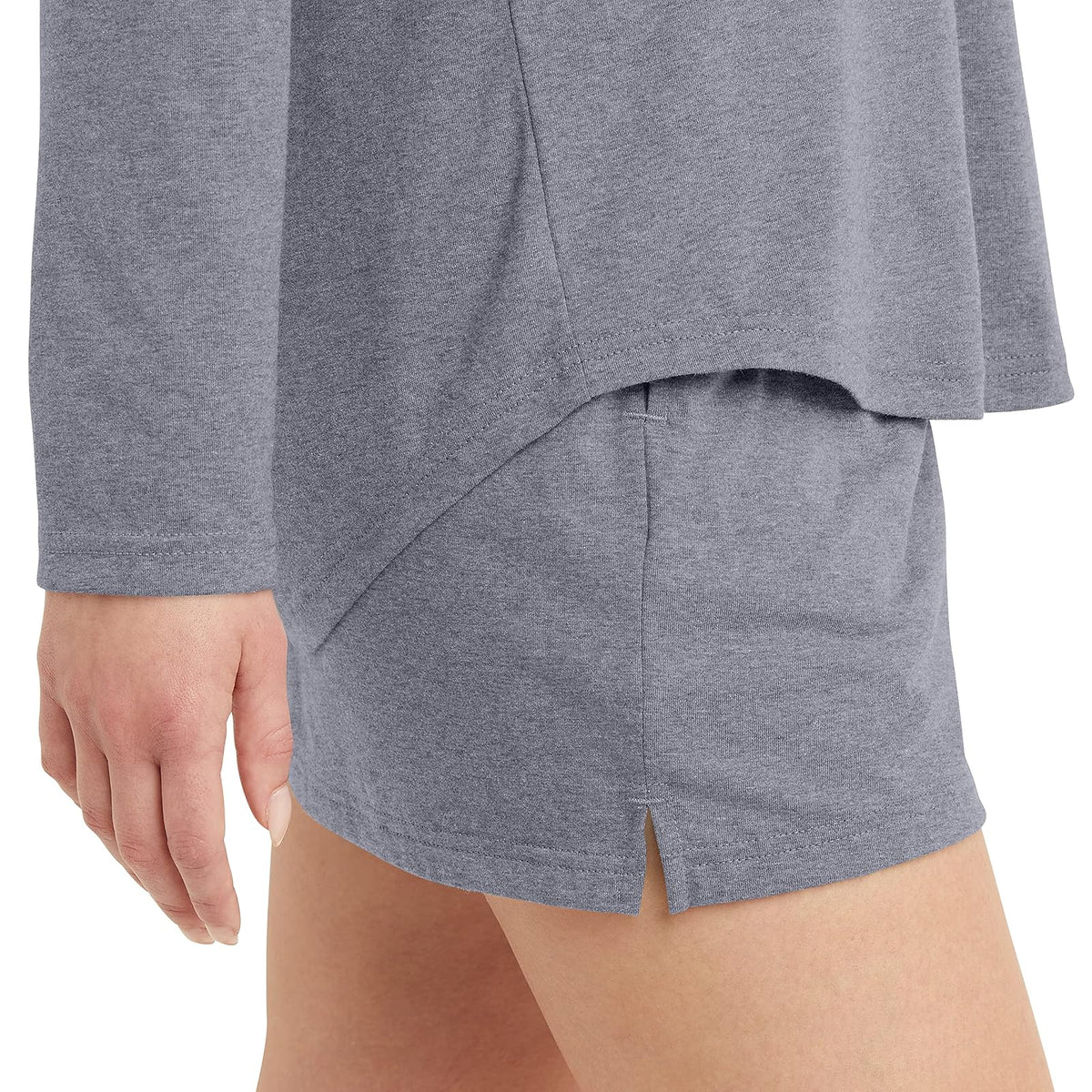 Hanes Hanes Originals Treiblend - Playera Relajada de Manga Larga para Mujer Camisa para Mujer