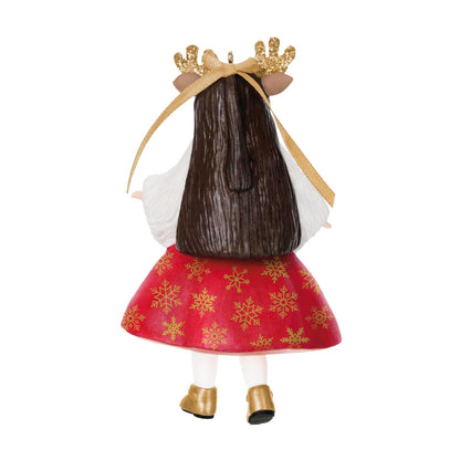 Hallmark - Adorno navideño de Recuerdo 2025, Madame Alexander Deer Santa, Regalos para Ella