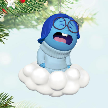 Hallmark - Adorno navideño de Recuerdo 2025, Disney/Pixar Inside out 10th Anniversary Sadness, Regalos para Fans de Disney