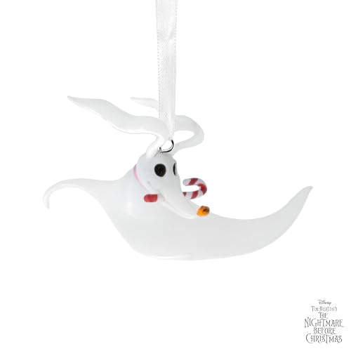 Hallmark Disney Tim Burton's The Nightmare Before Christmas Zero con bastón de Caramelo, Adorno navideño para Fans de Disney