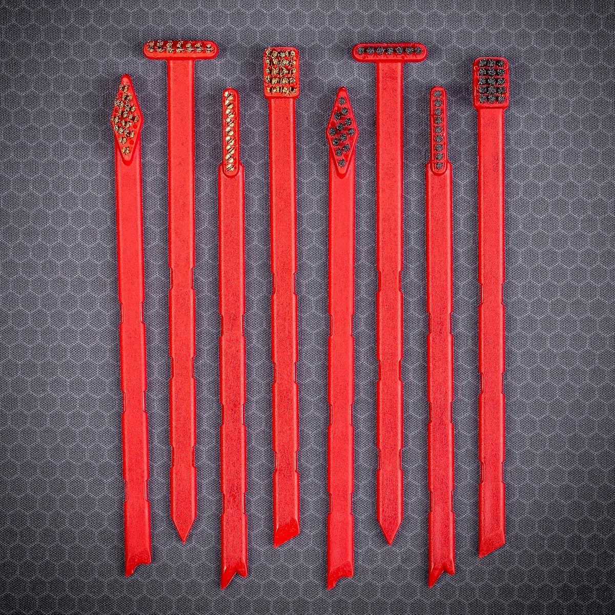 Real Avid Gun Cleaning Tool Kit: Gun Detailing Brush Set & Pick Set: 16-Piece Detailing Supplies Kit with Soft Bristle Nylon & Stiff Bristle Bronze Scrub Brushes & Gun Scraper Carbon Removal Tools