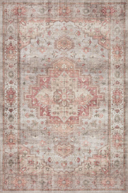 Loloi Rugs Tapete Decorativo Colección Heidi - 9' x 6' (Rectangular) - Dove - Spice