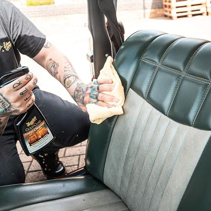 Meguiar's Gold Class Limpiador de Asientos de Cuero y Vinilo para Automóvil G18516, 473 g, Negro, Paquete de 1