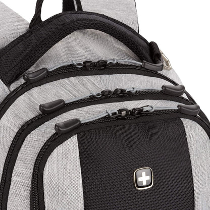 SwissGear Cecil Mochila, Computadora portÃƒ¡til, Heather Gray, Backpack Only