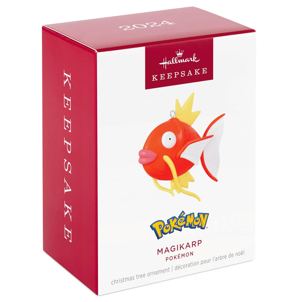 Hallmark - Adorno navideño de Recuerdo 2024, Pokémon Magikarp, Regalos para fanáticos de Pokémon