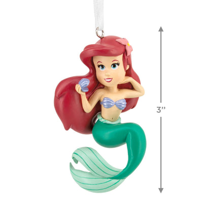 Hallmark Disney Princess Ariel - Adorno de Navidad estilizado, Regalos para Fans de Disney
