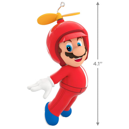 Hallmark - Adorno navideño de Recuerdo 2024, Nintendo Super Mario Alimentado con Propeller, Regalos para Jugadores