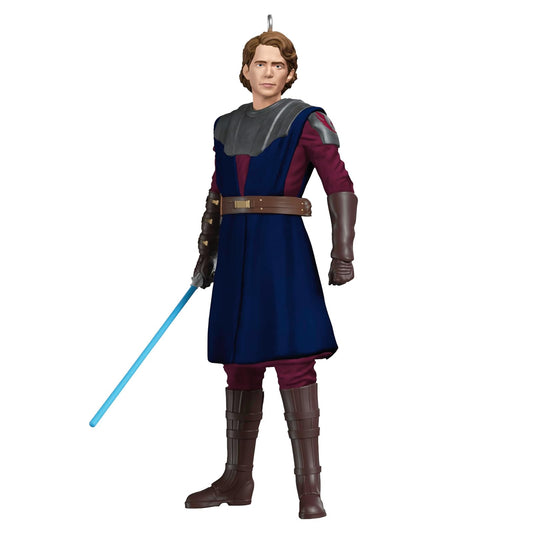 Hallmark - Adorno navideño de Recuerdo 2025, Star Wars: Ahsoka Jedi General Anakin Skywalker, Regalos para Fans de Star Wars