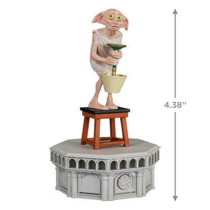 Hallmark - Adorno navideño de Recuerdo de Harry Potter y la colección de la Cámara de los Secretos Dobby con luz y Sonido, Regalos para los Fans de Harry Potter