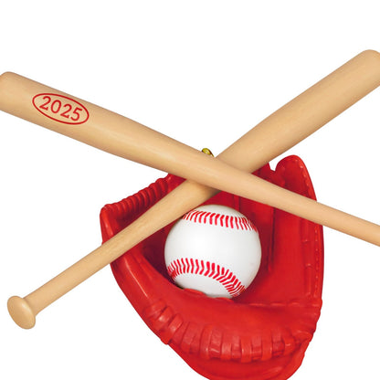 Hallmark - Adorno navideño de Recuerdo 2025, Estrella de béisbol 2025, Regalos para fanáticos de los Deportes