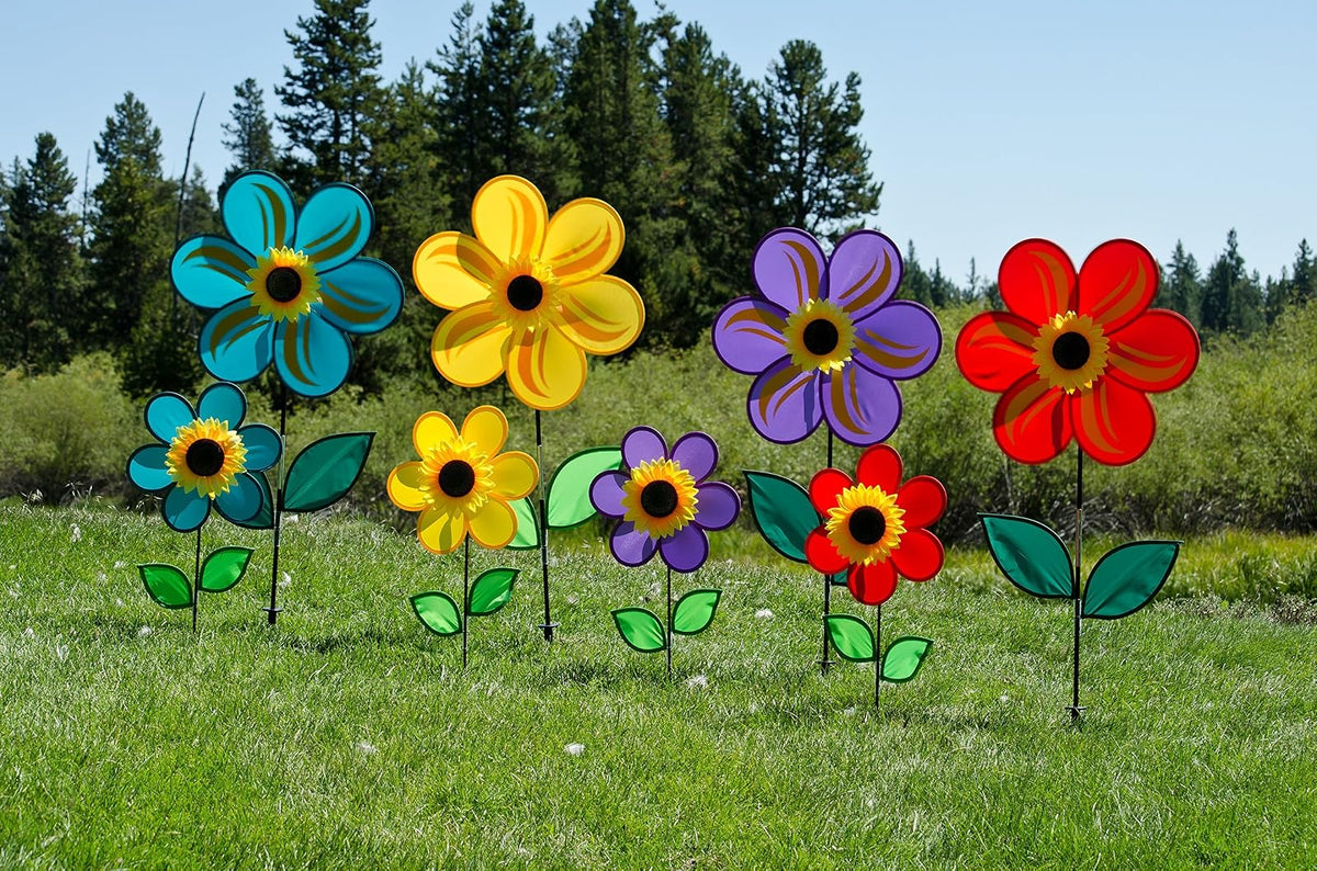 Garden Spinner Purple Sunflower Wind Spinner